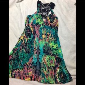 Fun and bright colored bikini coverup/summer dress